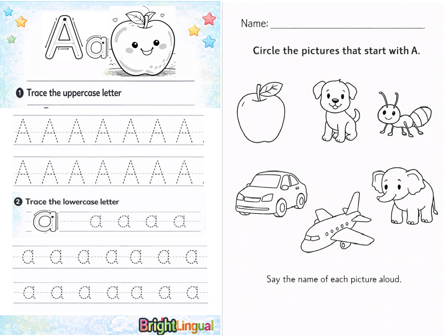 Alphabet Interactive Workbook | Phonics Activities for Kids
