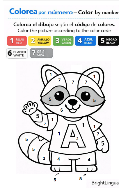 PreK Color Activity Pack – Bilingual (English & Spanish) | Printable Worksheets