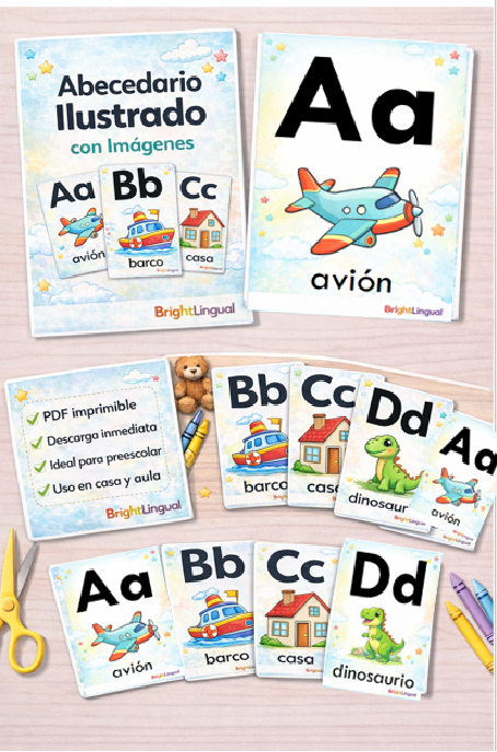 Spanish Alphabet Flashcards | Flashcards del Abecedario en Español