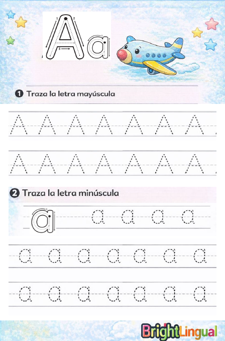 Trazos del Abecedario en Español | Spanish Alphabet Tracing Worksheets