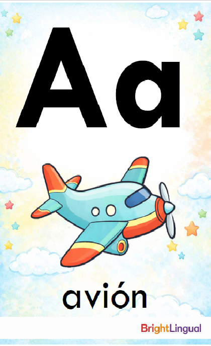 Spanish Alphabet Flashcards | Flashcards del Abecedario en Español